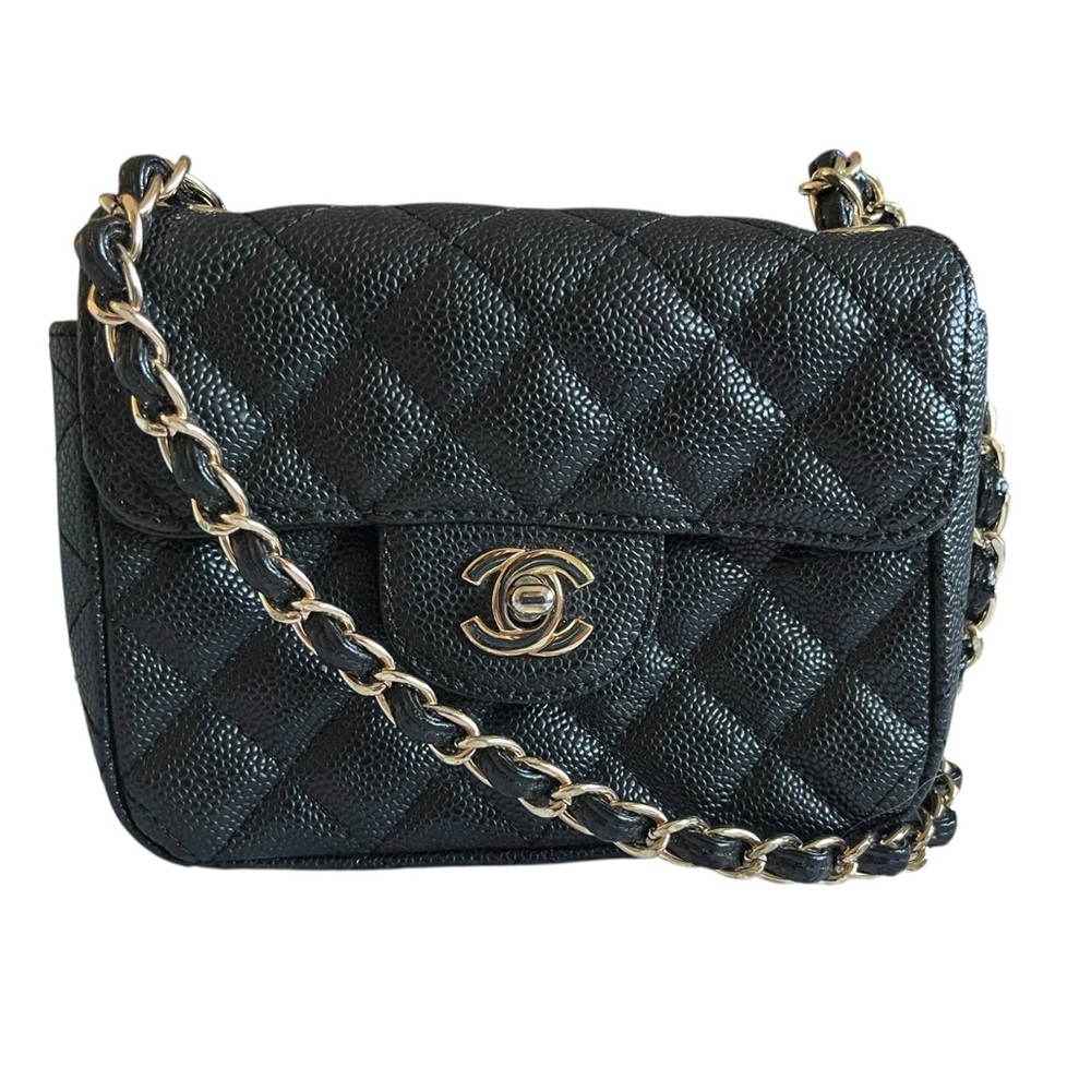CHANEL Black Quilted Crossbody Bag small - Picture 4 of 12